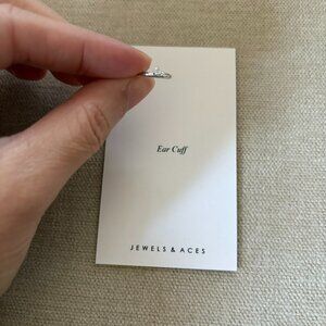 NEW Jewels & Aces Nova Ear Cuff in Sterling Silver